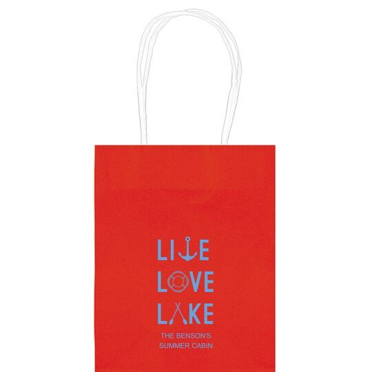Live, Love, Lake Mini Twisted Handled Bags